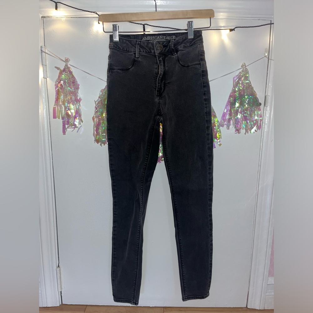 American Eagle Outfitters Black ‘Skyhigh Jeggings’